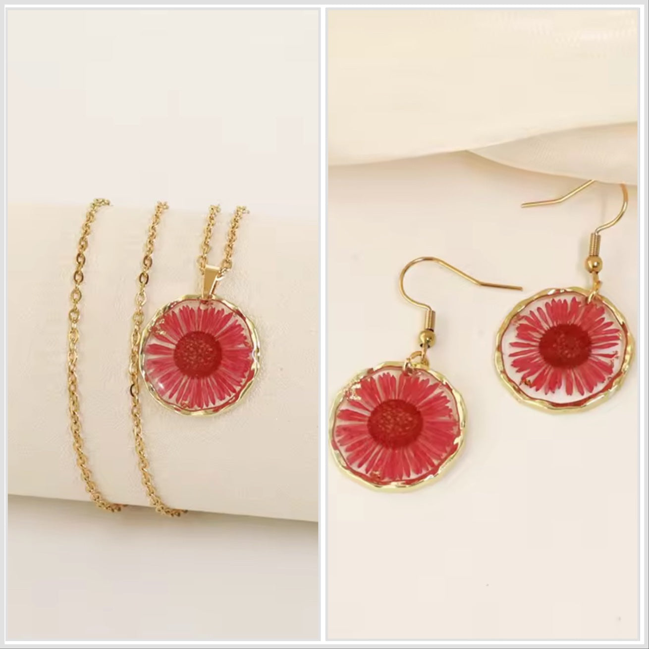Scarlet Daisy Set