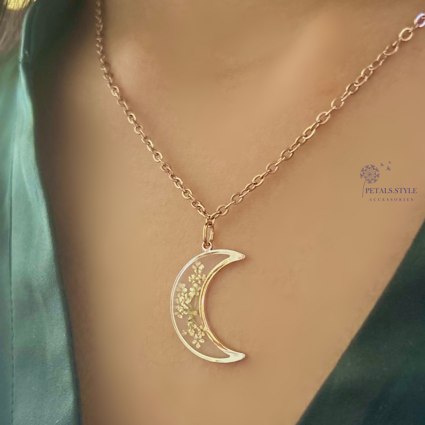 Moon Flower Necklace