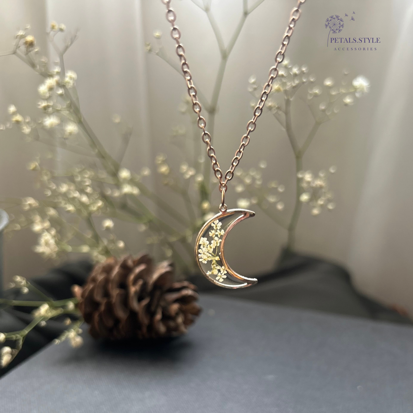 Moon Flower Necklace