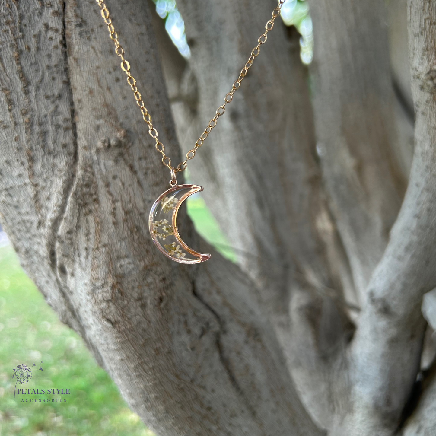 Moon Flower Necklace