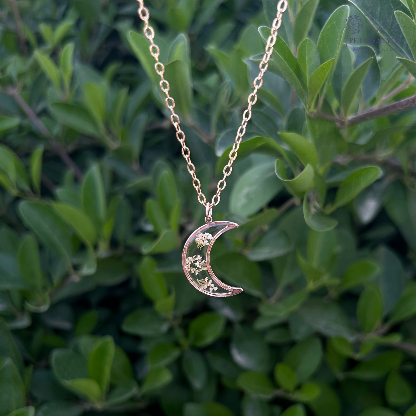 Moon Flower Necklace