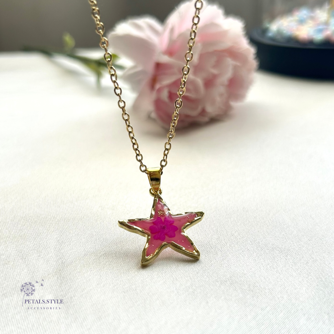 Starry Blossom Kids Necklace