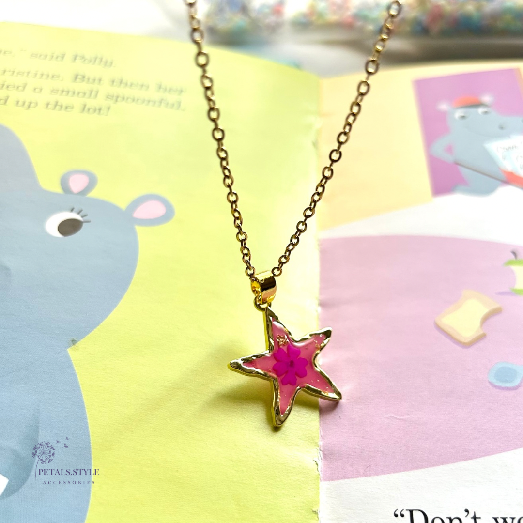 Starry Blossom Kids Necklace