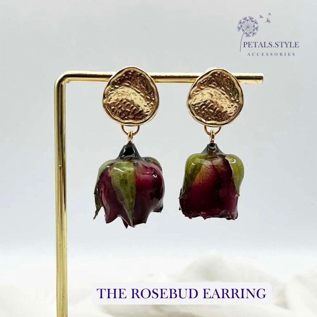 The Rose Bud Earrings | petals.style/ – Petals.Style